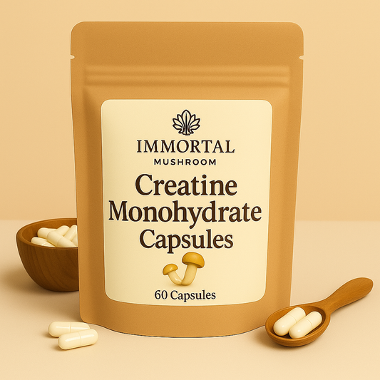 Immortal Mushroom Creatine Monohydrate Capsules